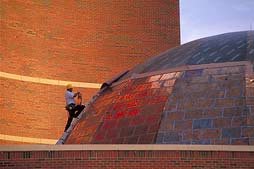 University Science Facility Planetarium Dome Construction hotography by Paul Chaplo, M.F.A. Photographer Texas Digital Architecture Interiors, Exteriors and Aerial Photography