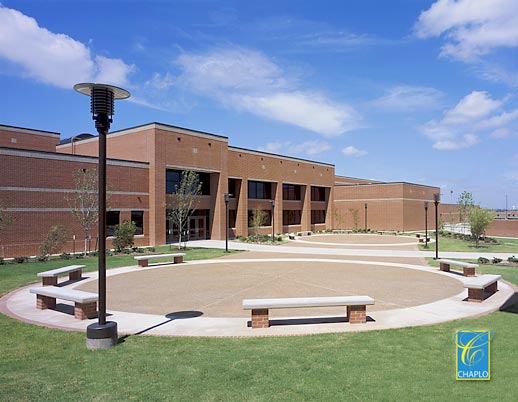 Exterior Educational Plaza Courtyard Digital Architectural Photographer Dallas, TX Ft. Worth, Texas Paul Chaplo AIA Assoc. DAIA TSA AIA